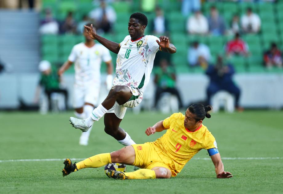 球派体育-国际足联系列赛 国足0-2不敌喀麦隆